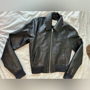 Abercrombie faux bomber jacket